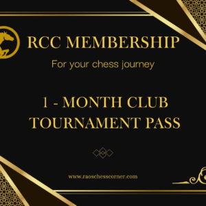 RCC Monthly Club Tournament Pass - 1 Month Pass